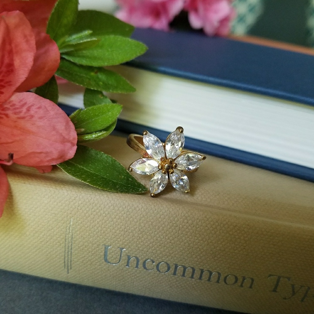 Jewel Flower Ring